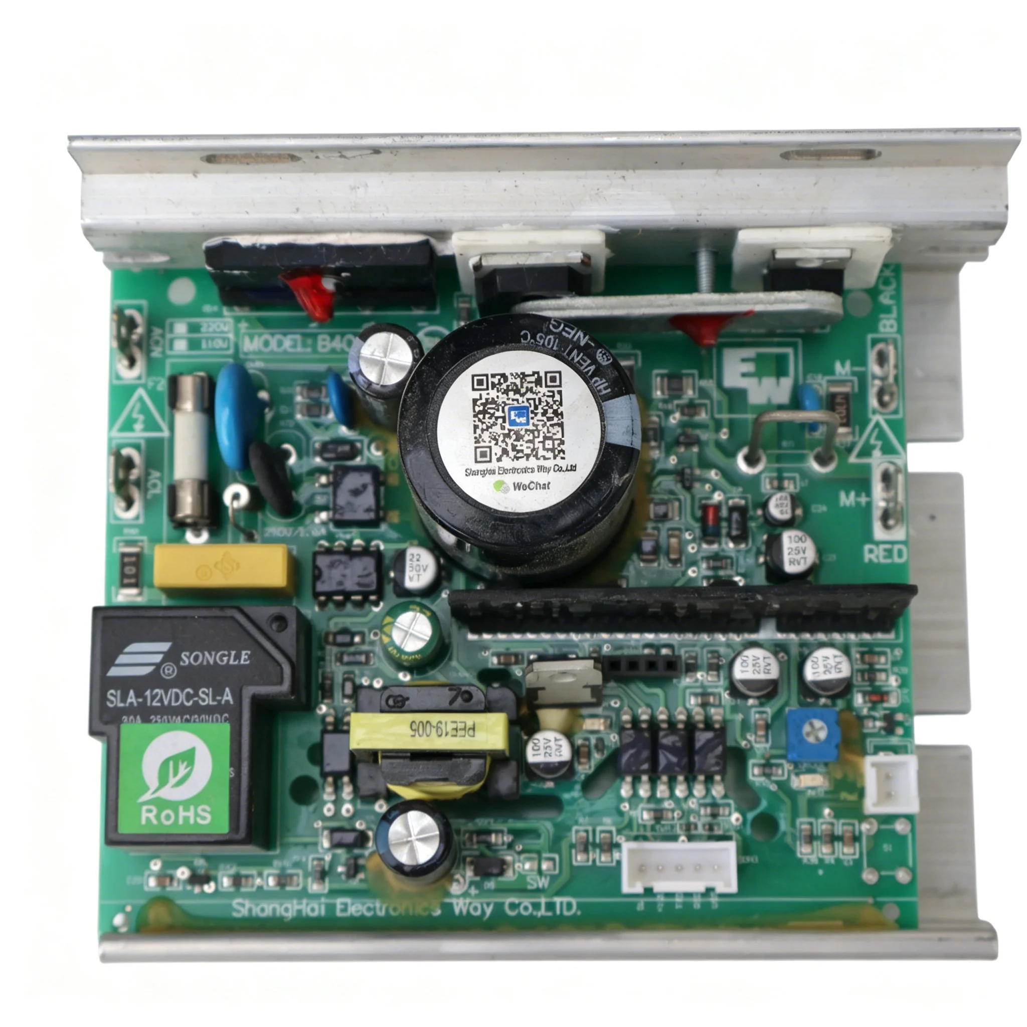 Controlador de Motor Original B406D para Esteira Johnson Tempo Treo - Placa de Circuito e Placa de Controle