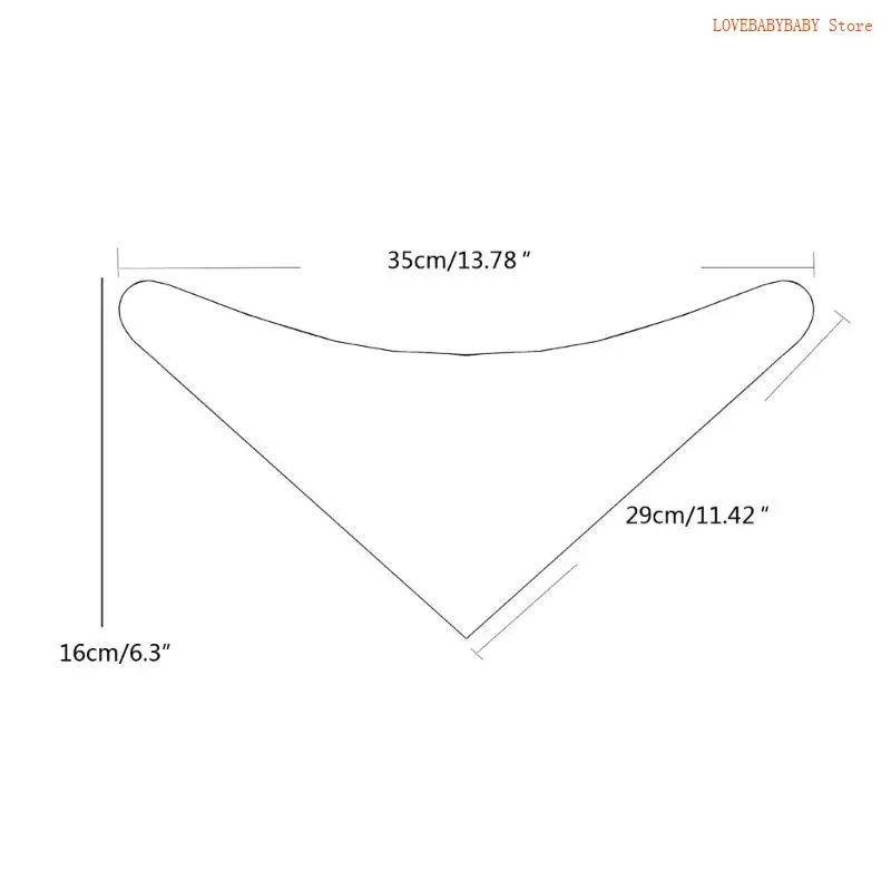Baby Bib อ่อนนุ่มน้ำลายไหลผ้าฝ้ายผ้าฝ้ายพิมพ์ผ้าขนสัตว์สแน็ปสแน็ปทารกการงอกฟันผ้าพันคอผ้าพันคอการพยาบาล 4xbc