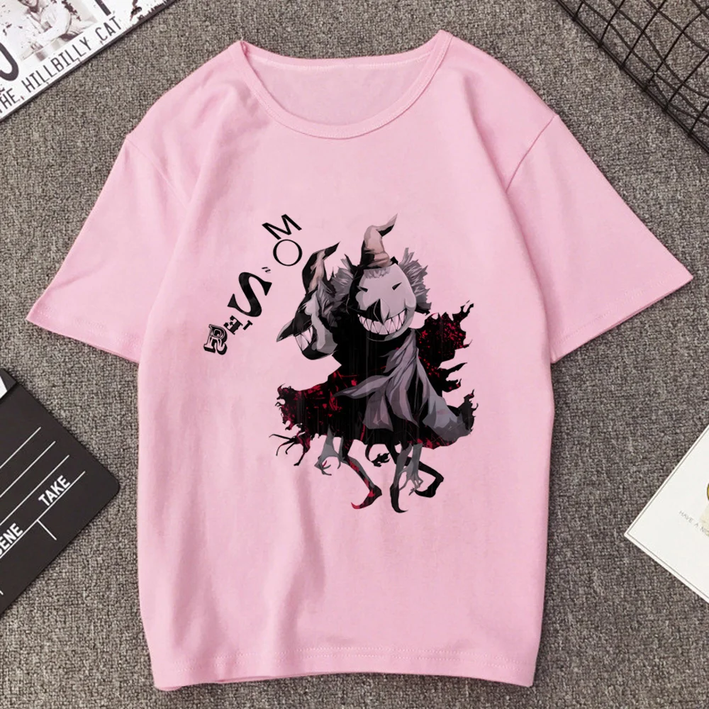 Monster Anime shirt women summer cute scene  alternative  clearance sales t shirt funny baddie kawaii korean fashion summer