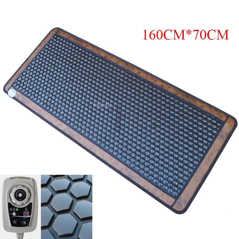 Jade beauty bed heating mattress physiotherapy health sweat steaming matte stone tourmaline single health electric heating mat