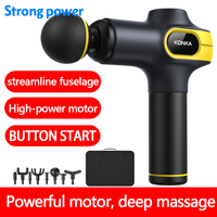 Professional Muscle Massager Electric Machine Neck Back Cervical Shoulder Body Deep Tissue High Frequency Vibrating Fascia Gun