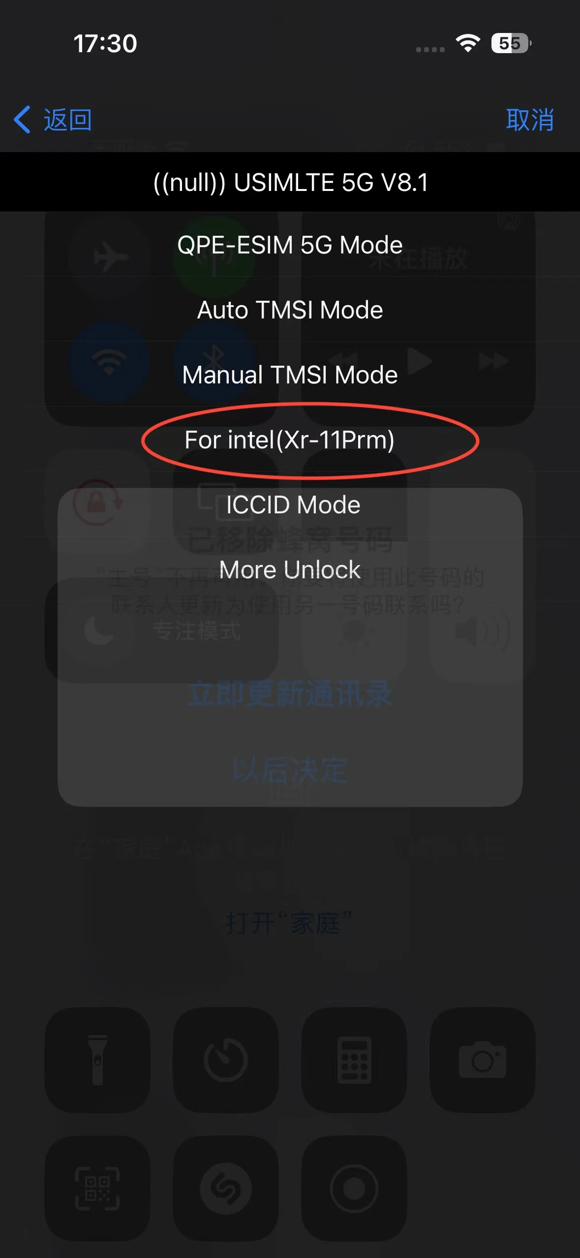 Usim with QPE V8.1 for iphone7 to 14promax