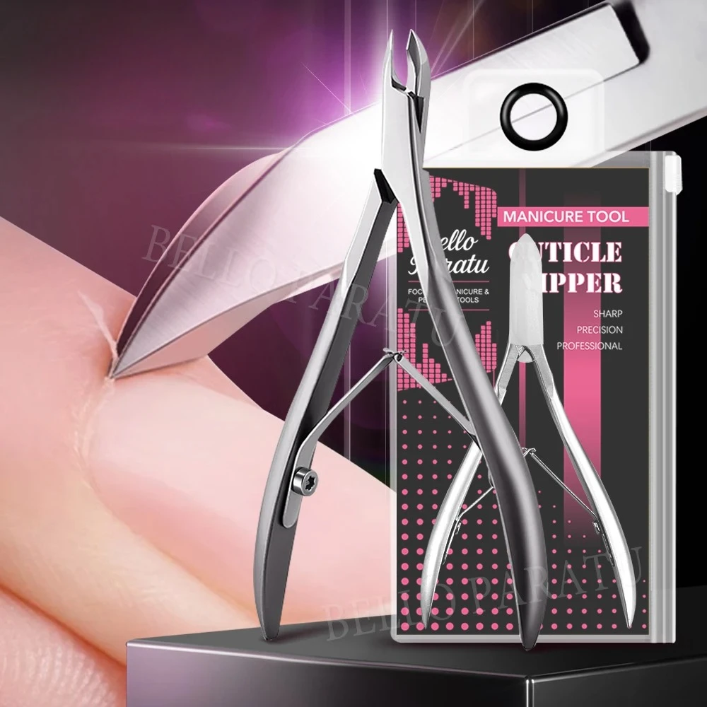 

1 шт., кусачки для кутикулы, резак из нержавеющей стали, триммер для кутикулы с острыми лезвиями, кусачки для кутикулы, маникюрные инструменты, инструменты для ухода за ногтями