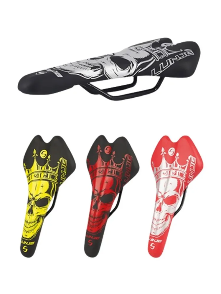 AliExpress LUNJE Vehicle Cushion Bicycle Saddle Comfortable Shockproof Cycling Seat Non-slip Soft Cushion Travel MTB Road Bike Saddle