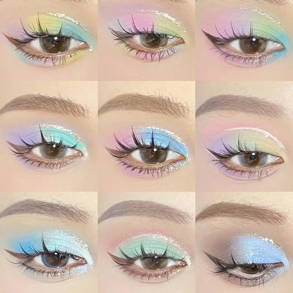 25 色マカロンアイシャドウパレット高品質ソフトマットアイシャドウトレイハイライトスパンコールブラッシュギフト女性のためのスモークメイク