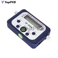 LCD Digital Satellite Finder TV Signal Receiver Satlink Receptor IF Signal Strength Meter Built-in Light Electric Buzzer Compass