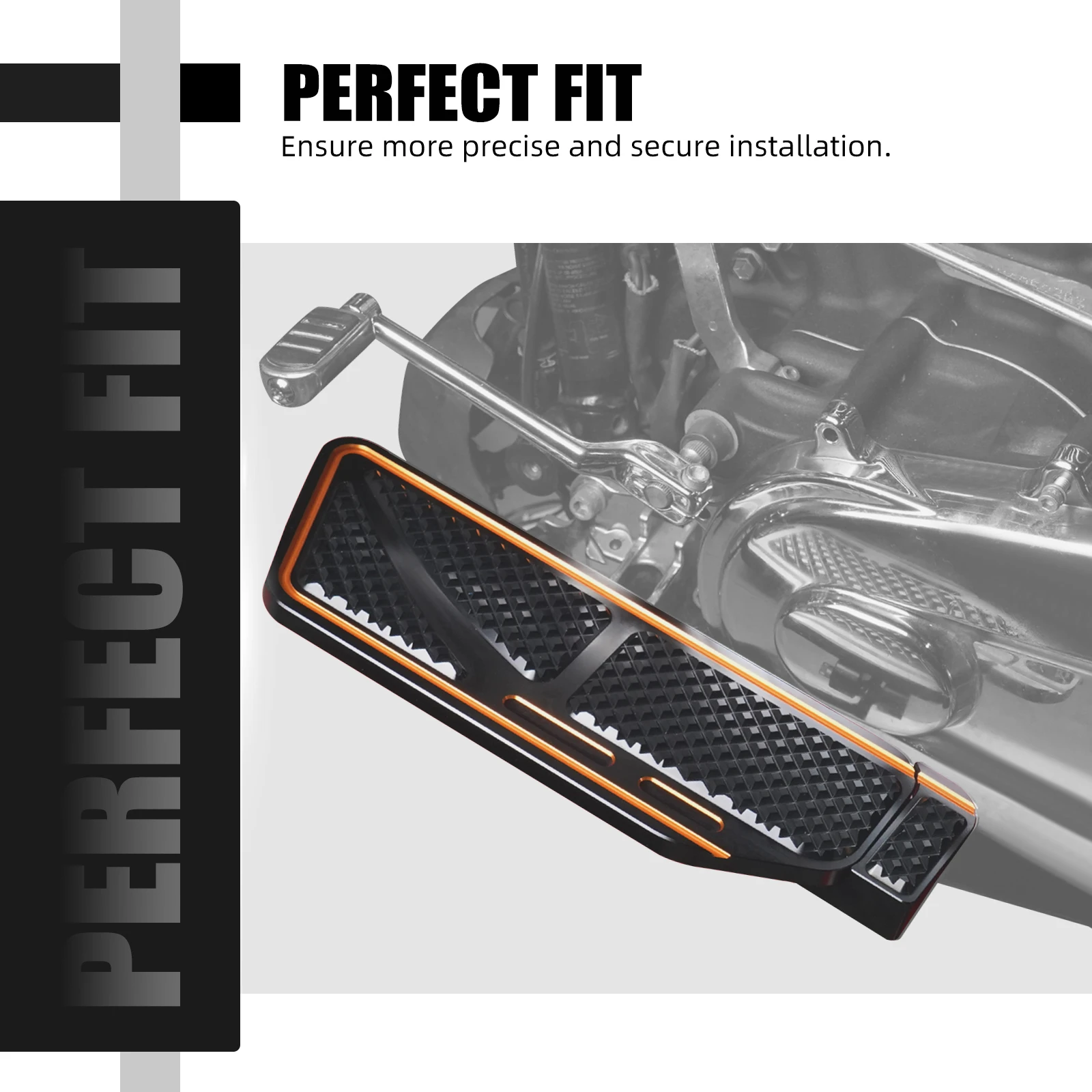 Fahrerfußbrett Schalthebel Hinterradbremshebel für 17-23 Harley Street Glide FLHX /Special Road Glide FLTRX Road King – Detail 5
