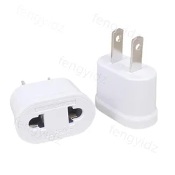 1PCS US USA EU EURO Europe Travel Power  Adapter Charger Converter USA converter AC Outlet Electrical Socket