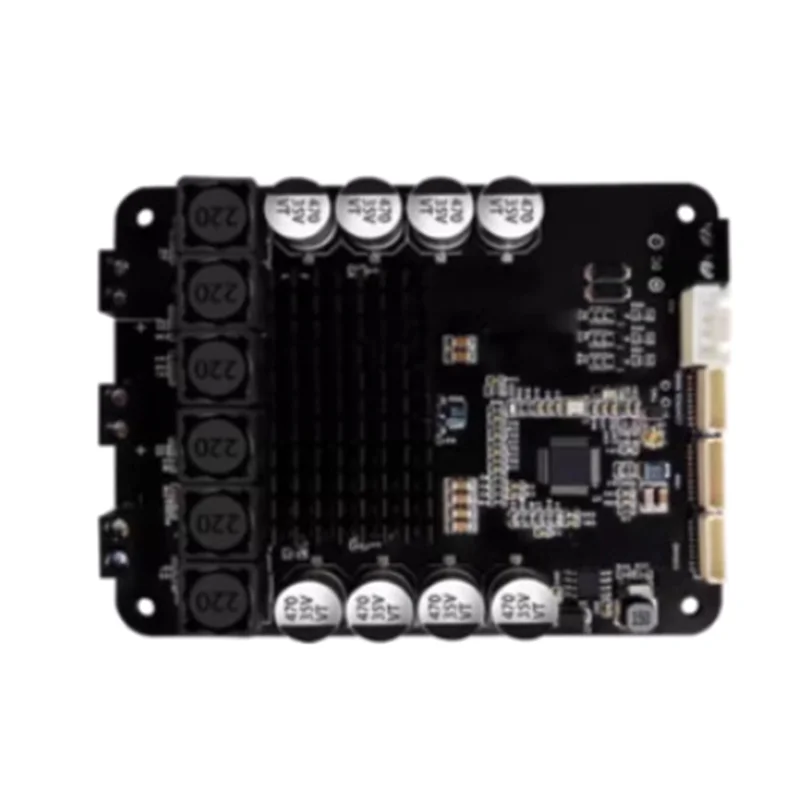 CJSD-Stereo Amplifier Module DSP2.1Bluetooth 5.0 50Wx 2+100W Subwoofer Audio Board With Heavy Bass Five Knobs