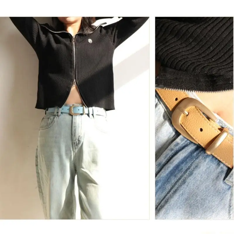 31BF Decorative Adjustable Waistband For Feminine Styles Jeans Dresses Casual Ensembles