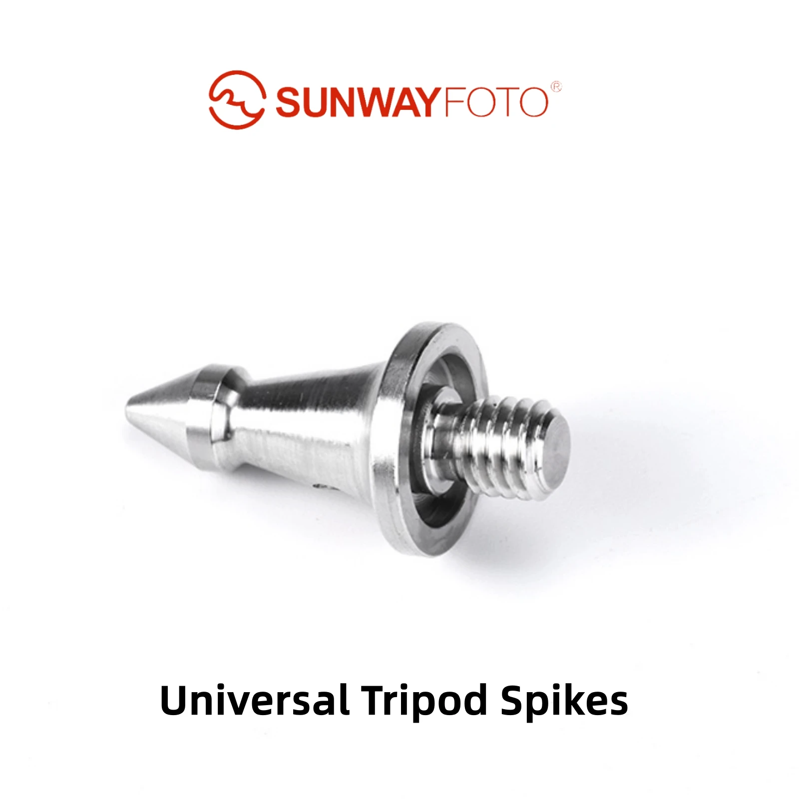 SUNWAYFOTO Universal Tripod Spike SKU for Camera 3/8 Stainless Steel Tripod Accessories TP-01 Used on T1C30N T2C40C Tripod