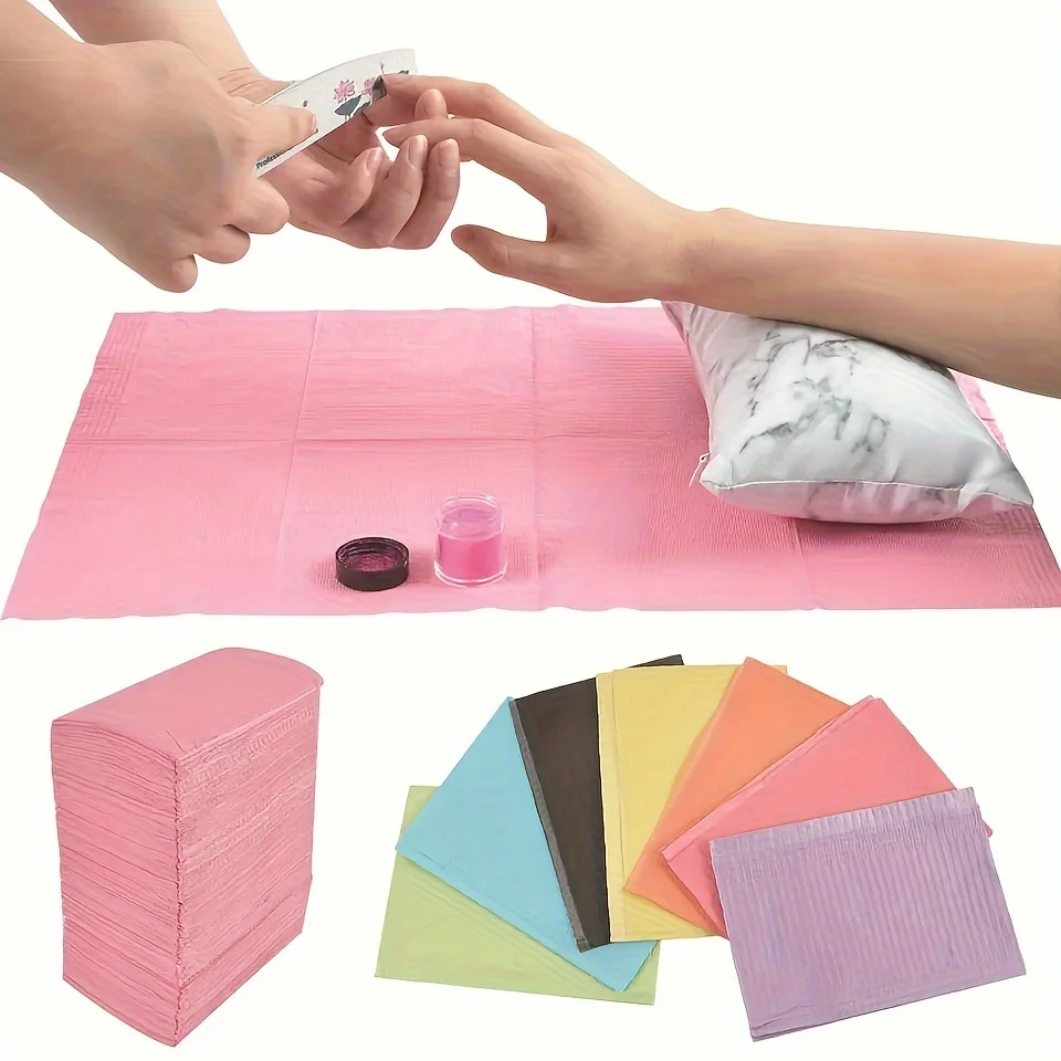 30/50/125/250PCS Disposable Tattoo Clean Pad Black Tattoo Bib Table Covers Clean Patient Dental Napkins Supplies