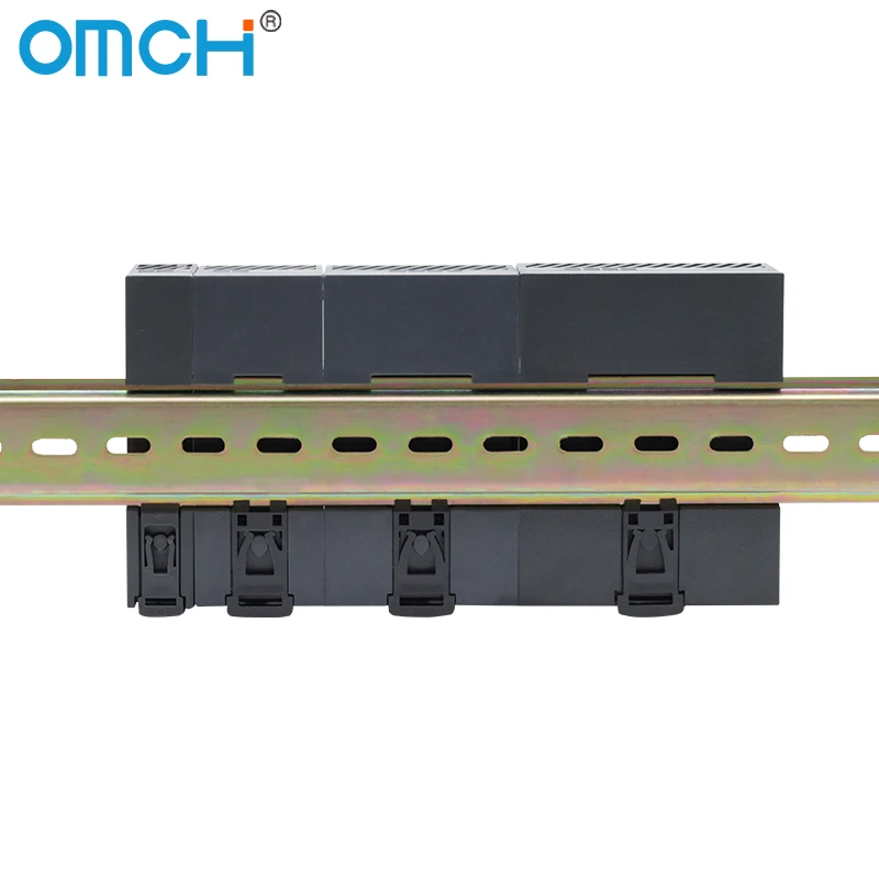 OMCH HDR 시리즈 DIN 레일 스위칭 전원 공급 장치 HDR-15 100-240VAC 15W 30W 60W 100W AC-DC 전압 5V 12V 24V 48V 0-7.1A SMPS