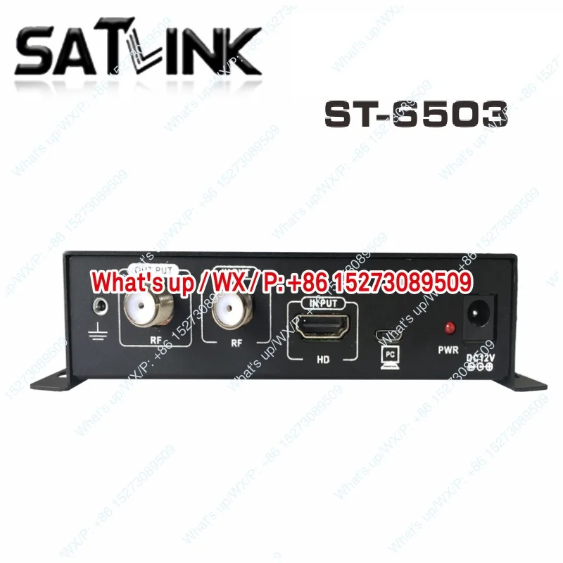 Modulatore Dm router Av originale Satlink St-6503 Route Dvb-t Modulatore Rf digitale Dvb-t Av