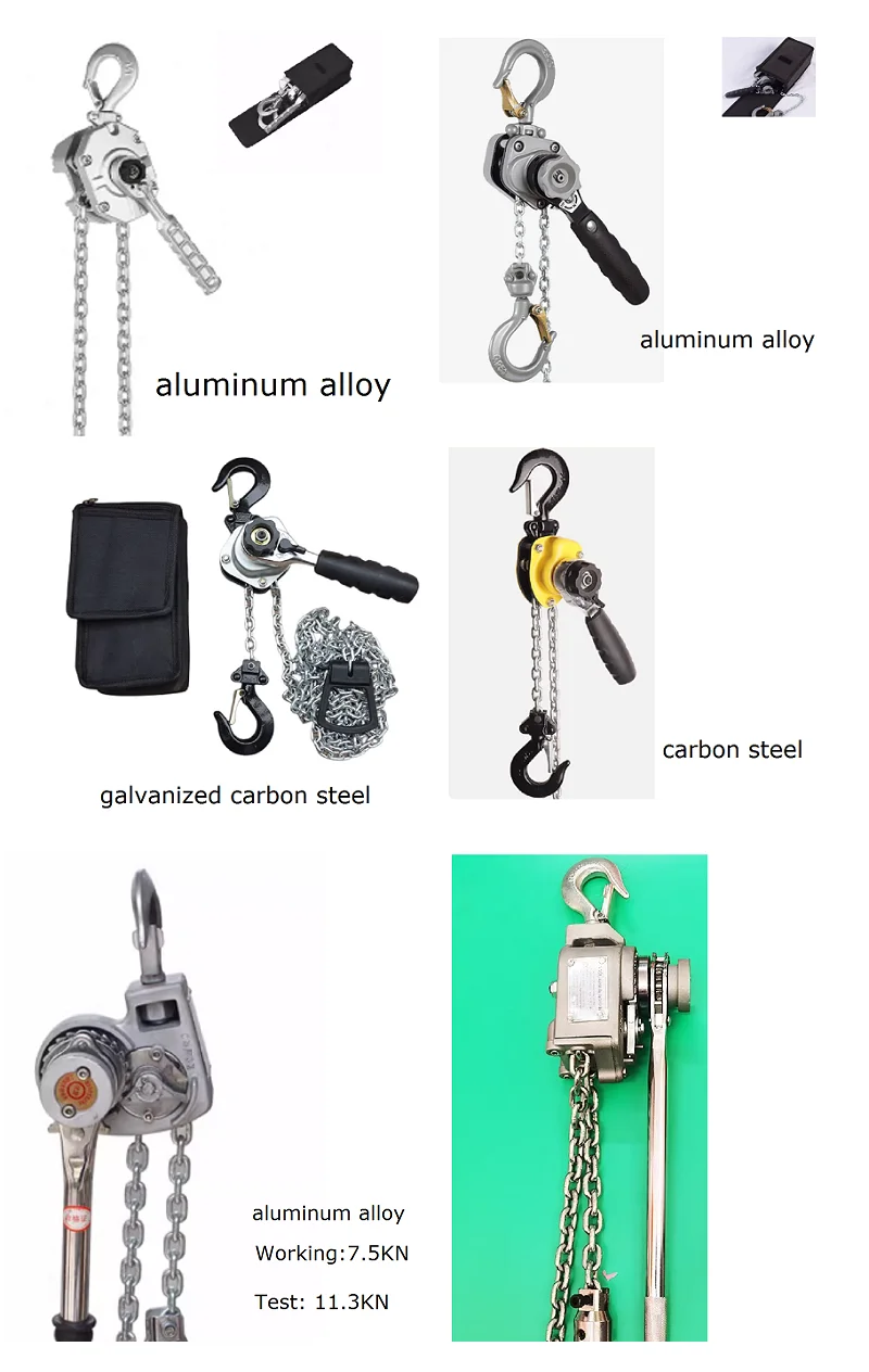 palans-a-chaine-portatifs-miniatures-250kg-1t-15-6m-leviers-de-levage-portatifs-tendeurs-compacts-portatifs