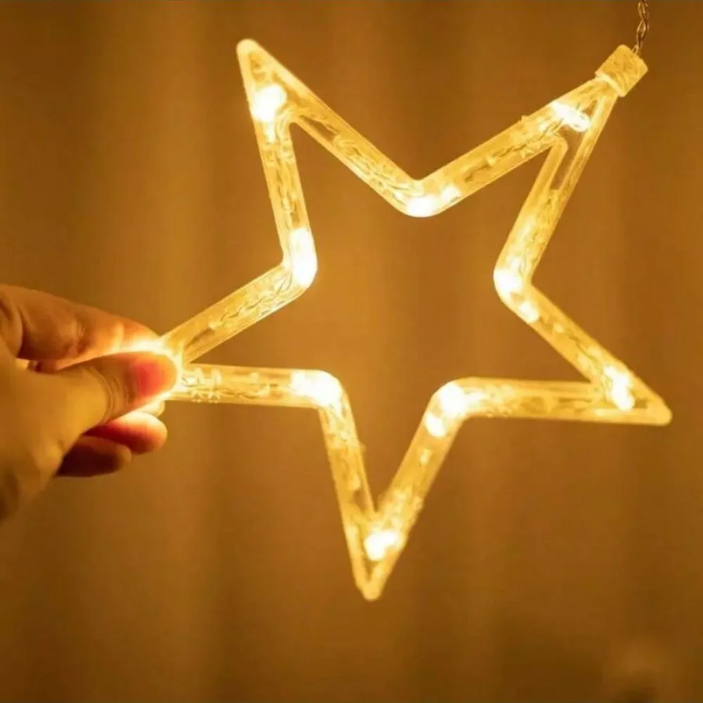 1PC 3.5M Stars Atmosphere Light String,Powered by 3AA Batteries,Excluding Batteries,Used for Room and Ramadan Decoration
