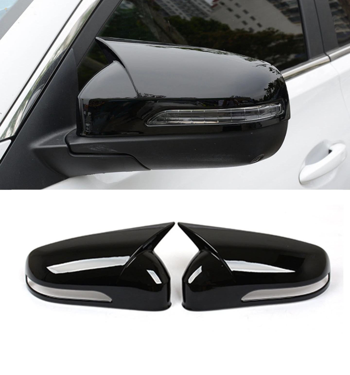 

Car Rearview Side Mirror Cover Fit For Chery Tiggo 8 Pro MAX 2018 2019 2020 2021 2022 Wing Cap Rear View Case Trim Sticker