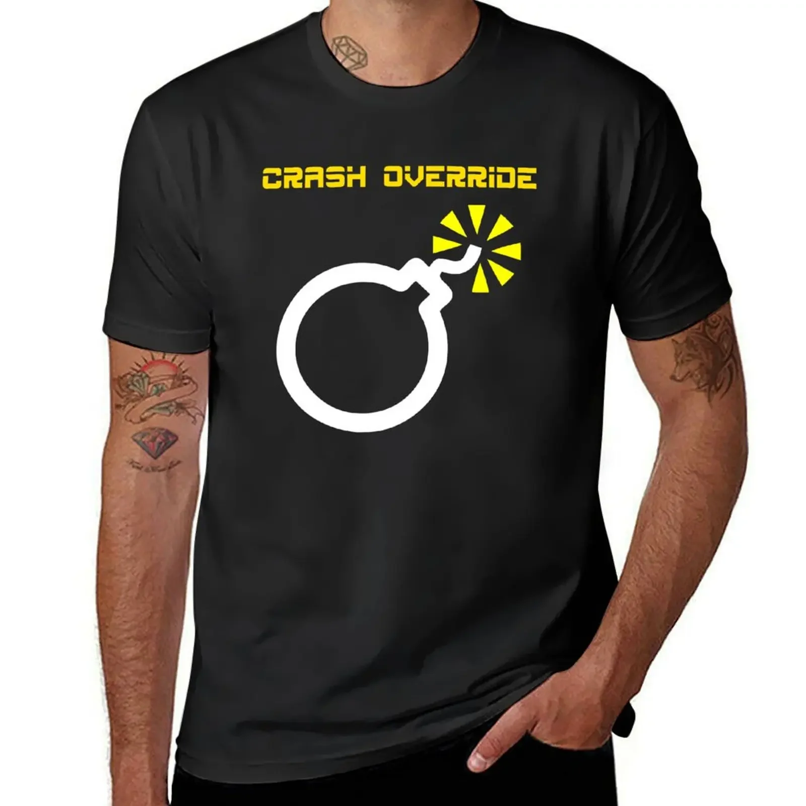 

Crash Override T-Shirt designer shirts oversized mens designer t shirt