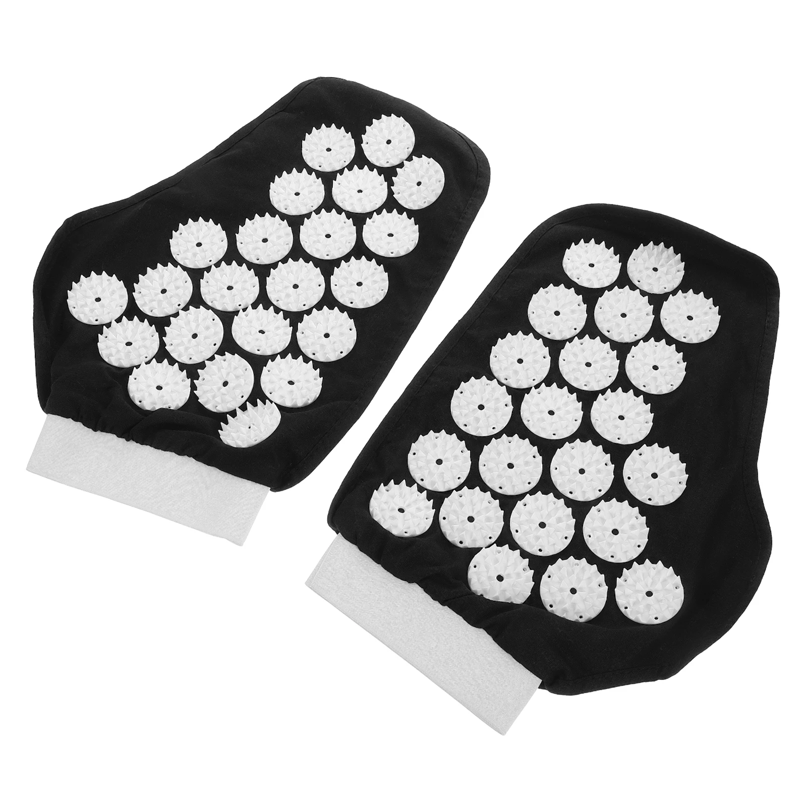 

1 Pair Needle Massage Gloves Portable Acupressure Mitts For Home Office Gym Use Handheld Manual Massager Fitness Accessories