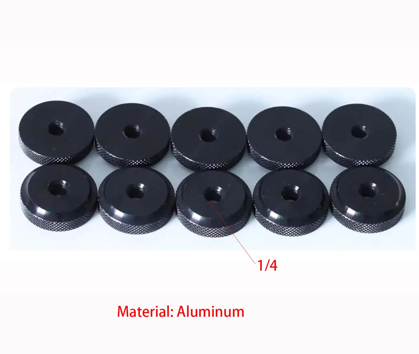 10 pcs of  Flash Shoe Mount Accessory Nut with 1/4