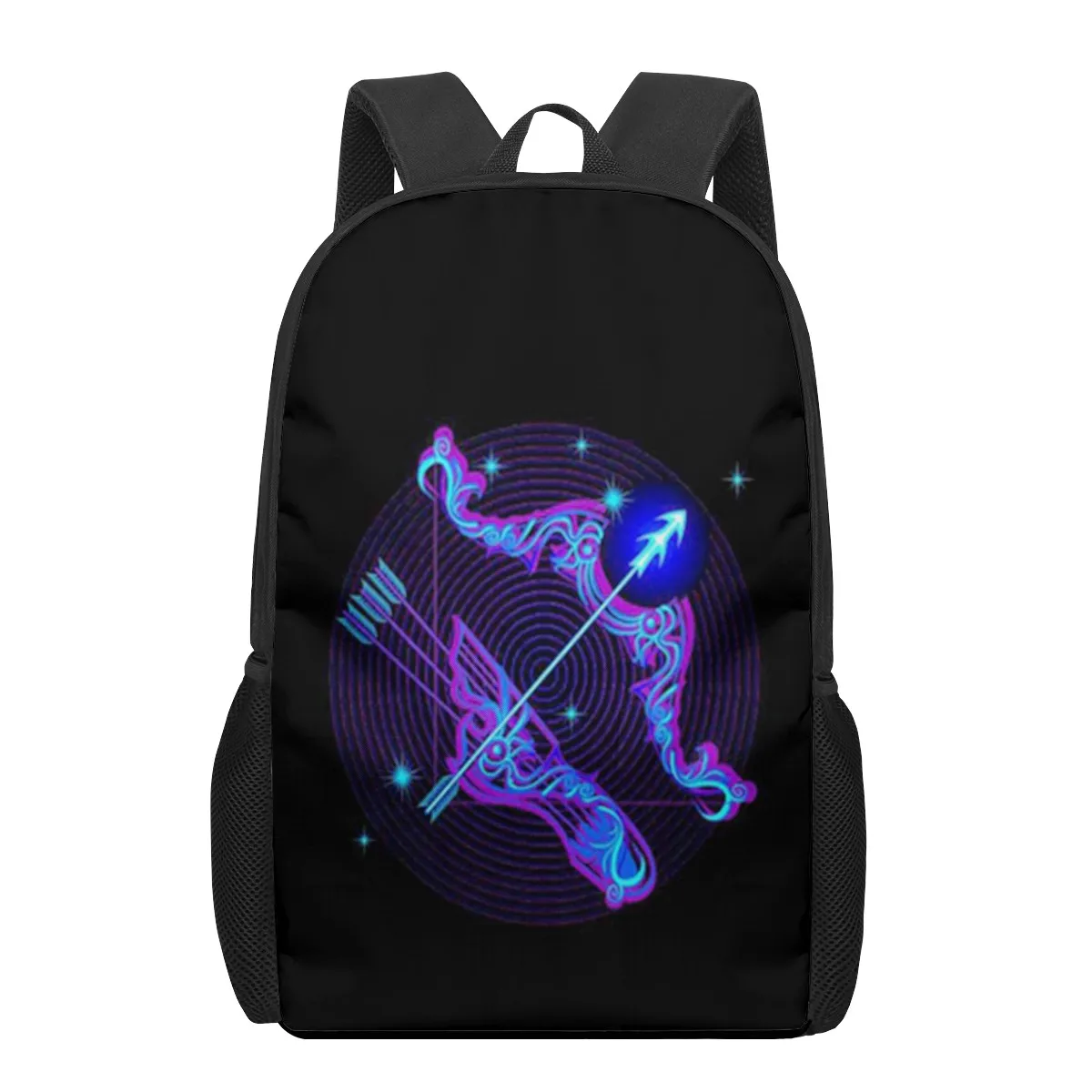 Art 12 Zürich 3D Print School Backpack for Boys, Girls, Teenager Kids PleBag, Casual Initiated Bag, Large Capacity Backpack