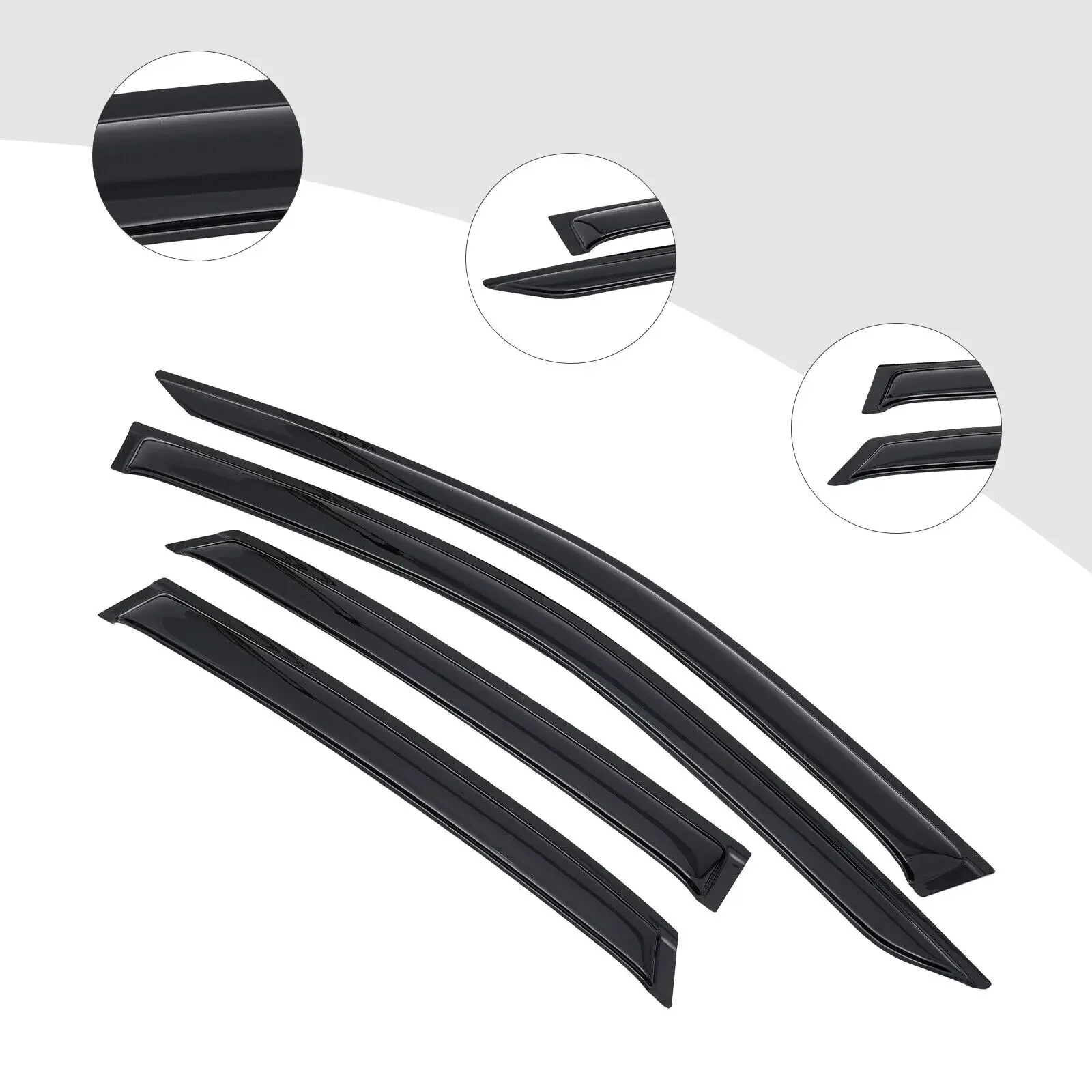 

4-Piece Set of Window Deflectors for 19-23 Volkswagen Jetta Window Vent Visors Rain Guards Replacement