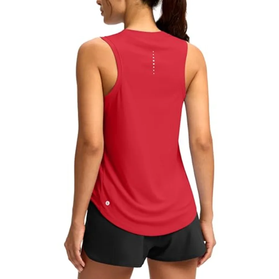 

SANTINY Women's Sleeveless Workout Tops Lightweight Tennis Yoga Athletic Running Shirts Racerback Tank Tops for Women