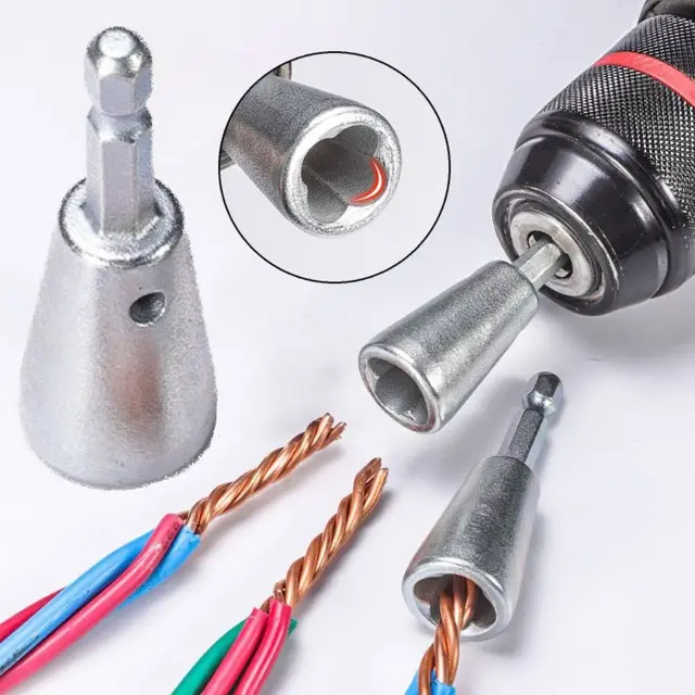 Narzędzia do skręcania drutu Uchwyt dla elektryków Szybko Twister Twister Drut do wiertarek elektrycznych Twister Twisted Twist Cable Device
