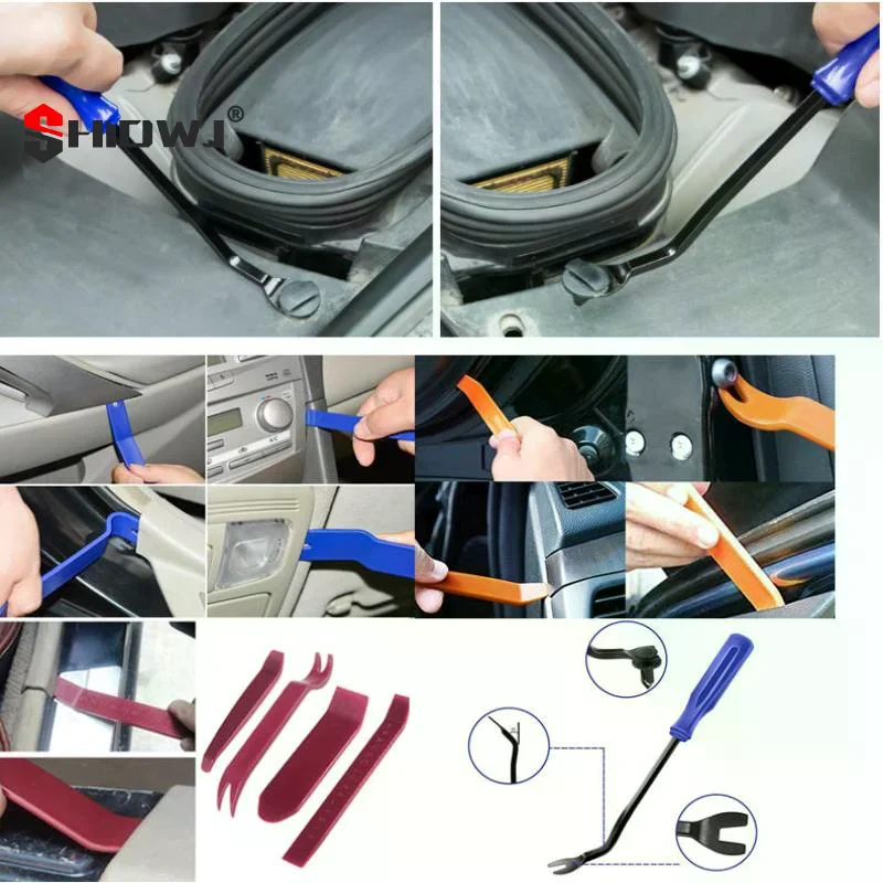 

Piece Set, Non-Marring Plastic Pry Tools for Car Trim Removal, Door Panel Fastener Extraction Kit for Vehicle