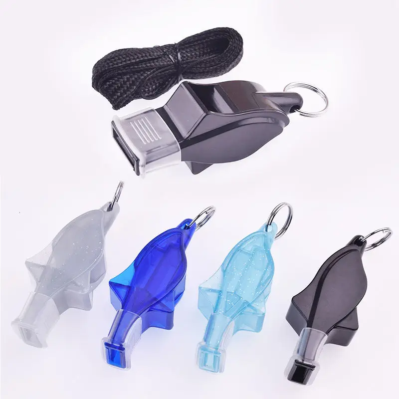 High Quality Sports Big Sound Whistle Seedless Plastic Whistle Professional Soccer Basketball Referee Whistle Outdoor Sport Gear