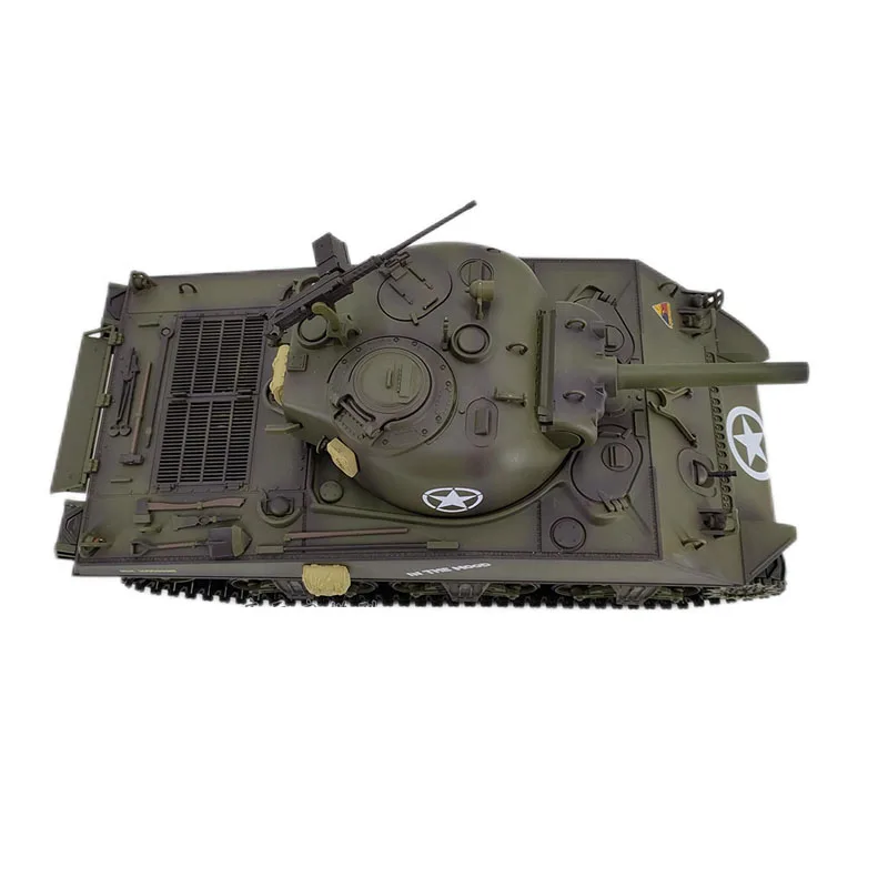 Henglong 3898-1 Us Sherman M4a3 Remote-controlled Main Battle Tank 1:16 Combat Simulation Remote-controlled Toy Car