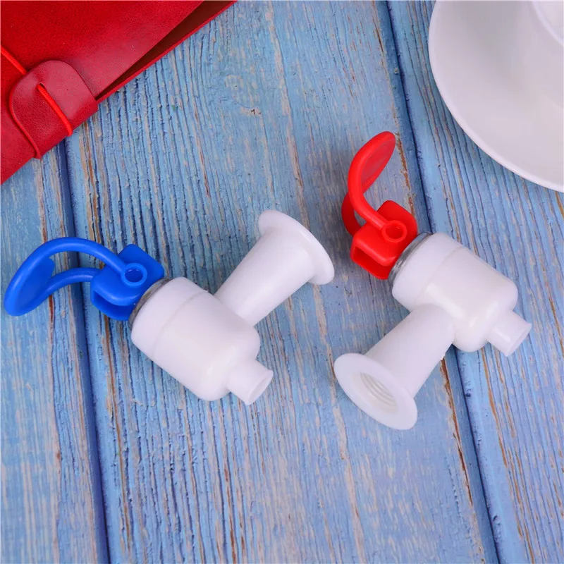 1 PC Push Type Plastic Water Dispenser Faucet Tap Replacement Home Essential Drinking Fountains Parts Bibcocks Accessories