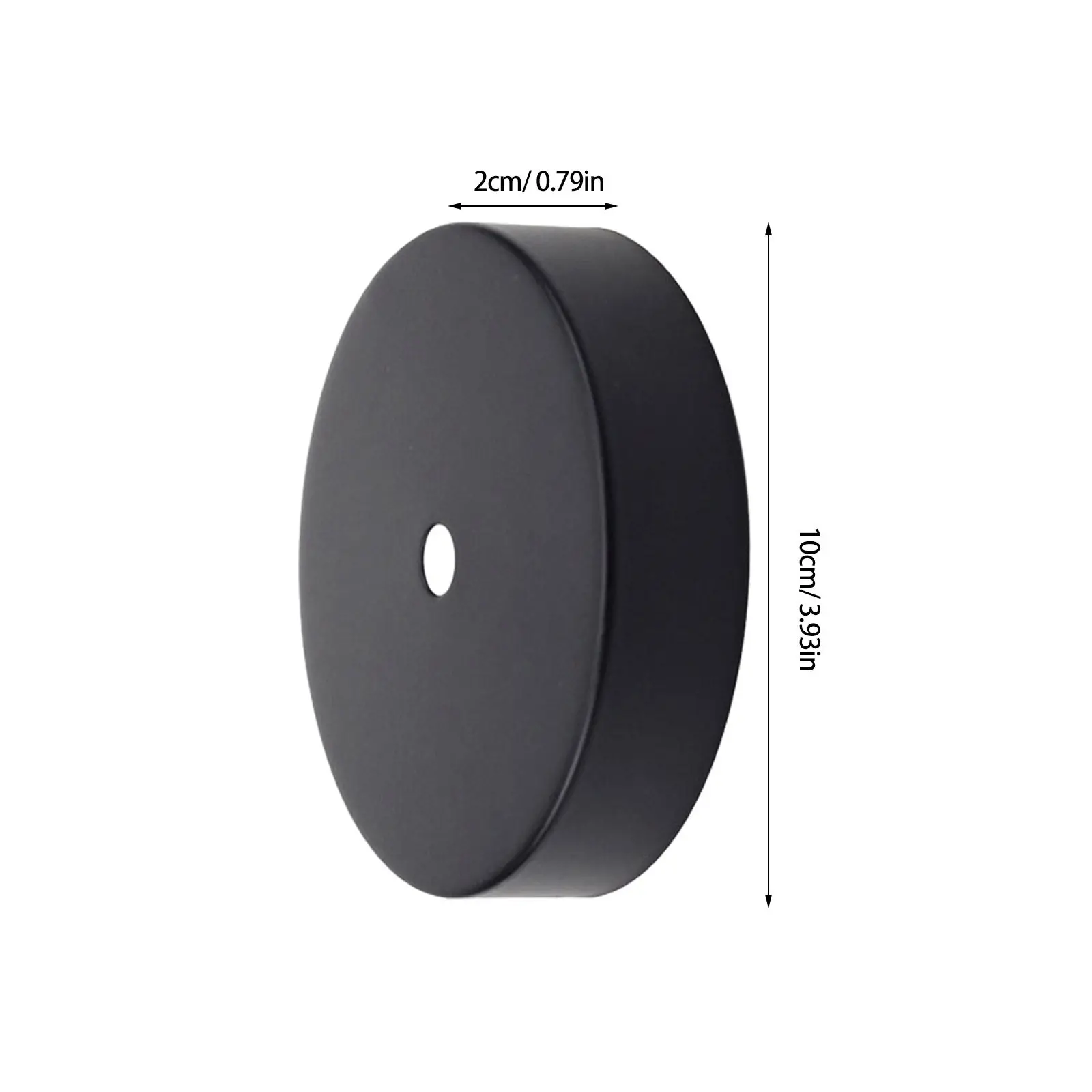 1Set Round Base Ceiling Cover Plate Iron Material Ceiling Hole Cover Canopy Kit Pendant Light Mounting Plate DIY view 2