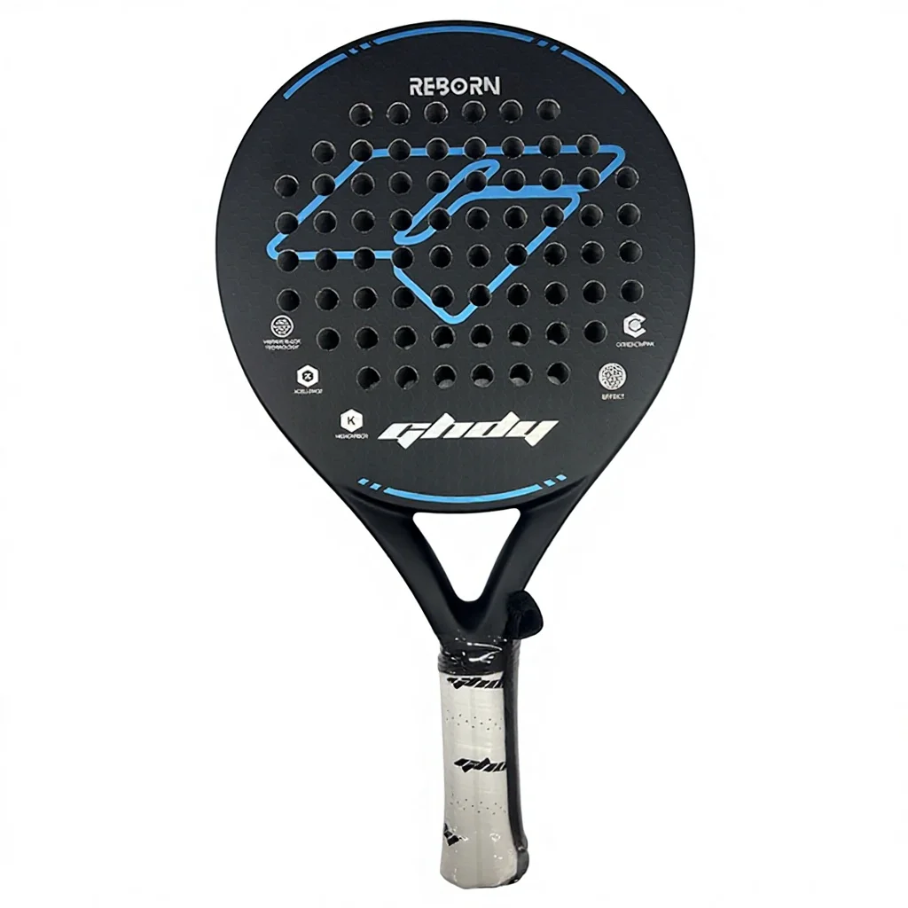 

Custom Carbon fiber material padel racket manufacturer for European brands, full private label customization service unique carb