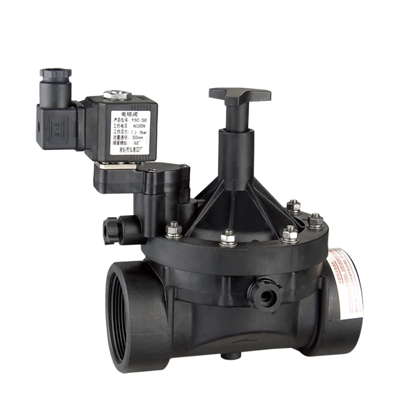 

YSA Series Irrigation Pilot Plastic Solenoid Valve 1.5INCH 2INCH 3INCH 4INCH NO Normally Open Type