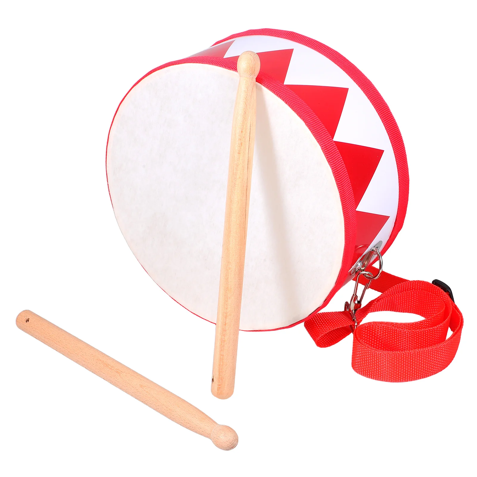 

1 set Percussion Instruments Set Hand Drums Snare Drum Triangle Mallets Kids Toys Baby Musical Child Finger Picks Polyester