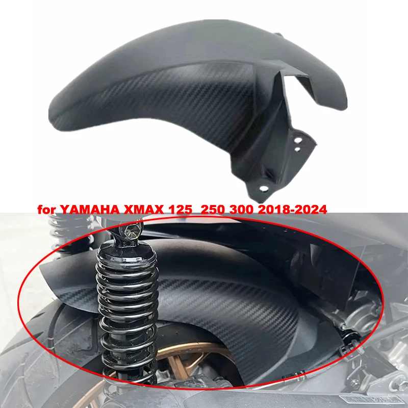 

Motorcycle Rear Mudguard Fender Wheel Splash Protector Cover With Screws For YAMAHA XMAX 125 XMAX 250 XMAX 300 2017-2022