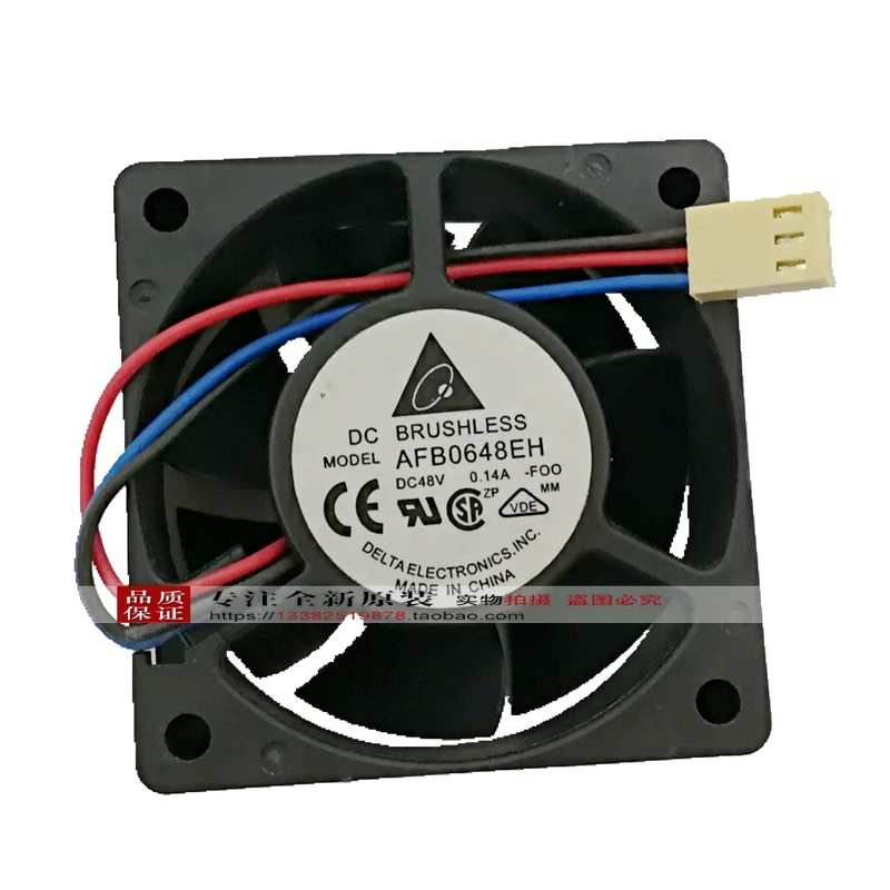 

NEW DELTA AFB0648EH 6025 48V 0.21A 6CM 4lines high air volume cooling fan