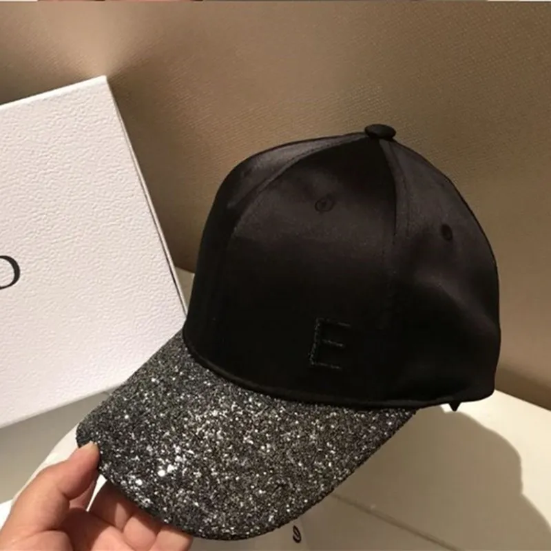 Female Sequin Baseball Cap For Women Summer Diamond Snapback Caps Adjustable Gorras Fashion Streetwear Outdoor Sunshade Sun Hats