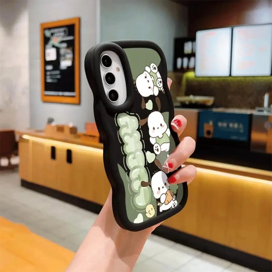 Sanrio Pochacco Phone Case for Samsung Galaxy A21s A22 A23 A25 A24 A32 A33 A34 A35 A51 A52 A53 A54 A55 A73 4G 5G Soft Cover - náhled 5