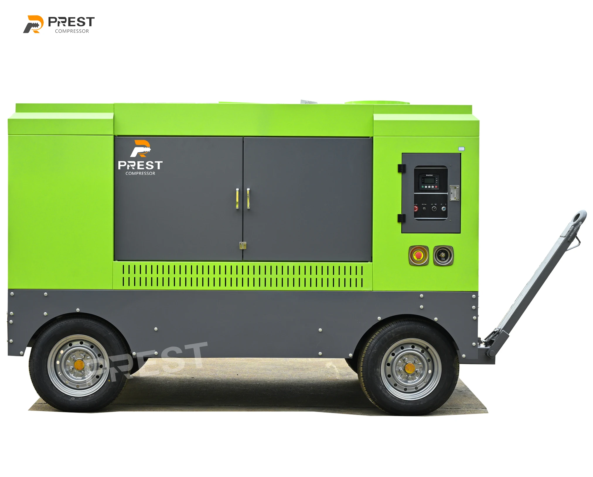Customized Great Working Diesel Engine Lubricated Portable Air Compressor 16m/min Oil Cooling Water Well Drilling Rig