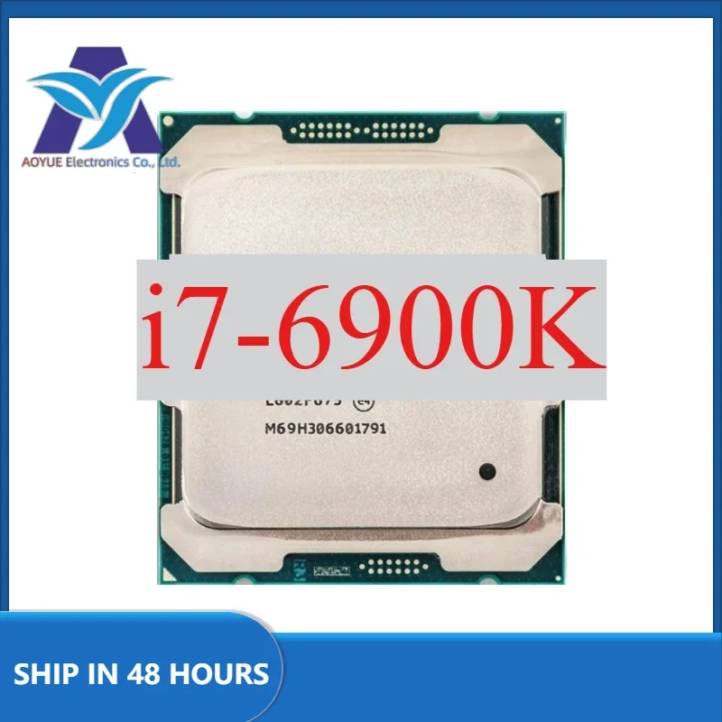 1pcs/lot Perfect test i7-6900K i7 6900K CPU 14nm 8 Cores 16 Threads 3.2GHz 20MB 140W processor LGA2011-3 Processor