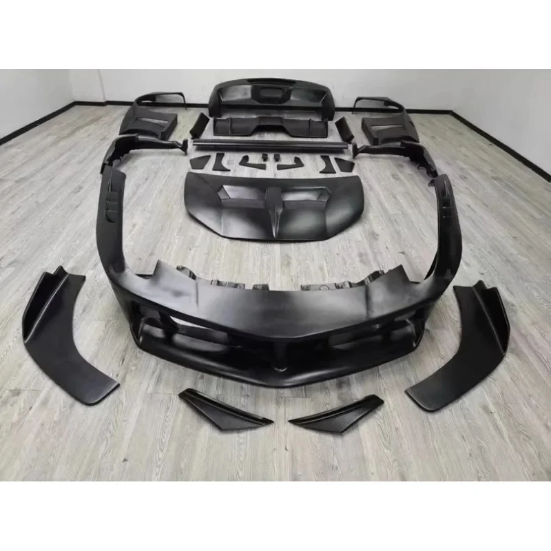 

Premium Car Accessories 458 LB Style Kit Wide Body Fenders Trunk Lid Side Skirts Front Bumper Rear Bumpe Durable