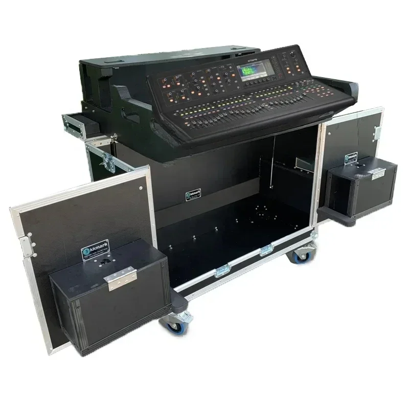 

SHUN Customized DJ Mixer Console Flip Flight Case for Midas M32, Allen Health SQ6, Behringer X32