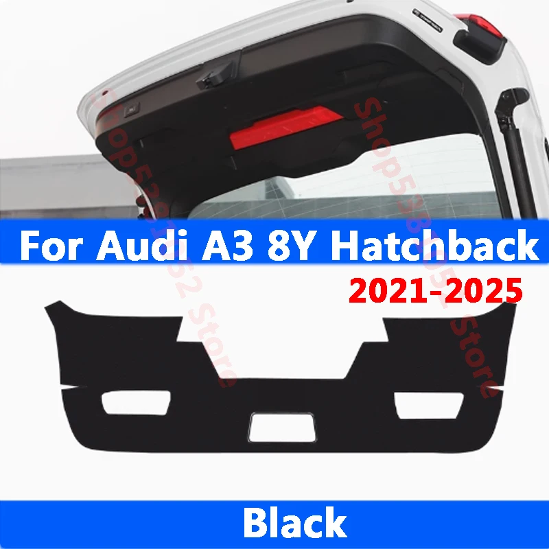 

Для Audi A3 8Y хэтчбек 2021-2025 багажник автомобиля защитная накладка на багажник багажник из искусственной кожи антигрязная декоративная накладка аксессуары