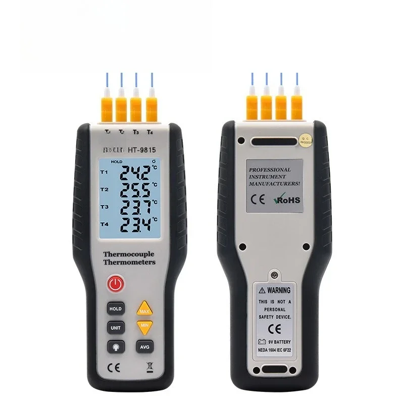 

Electronic Digital Four Channel Thermocouple Thermometer Contact