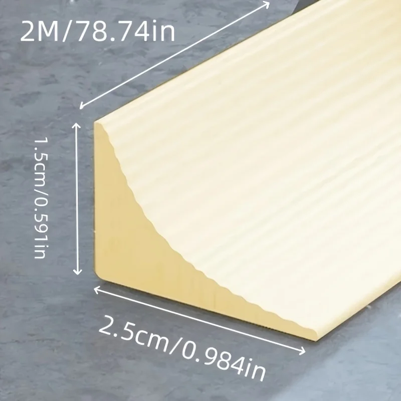 1PC 1/2M Silicone Water Barrier Bathroom Water Stopper Kitchen Countertop Bendable Retaining Strip Dry And Wet Separation