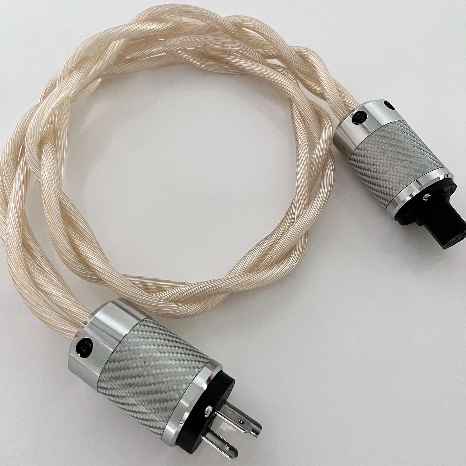 HiFi Audio Preffair AC-Stromkabel mit US/EU/UK-Version Steckern C15 Buchsen für Leistungsverstärker-Lautsprecher – Detail 33