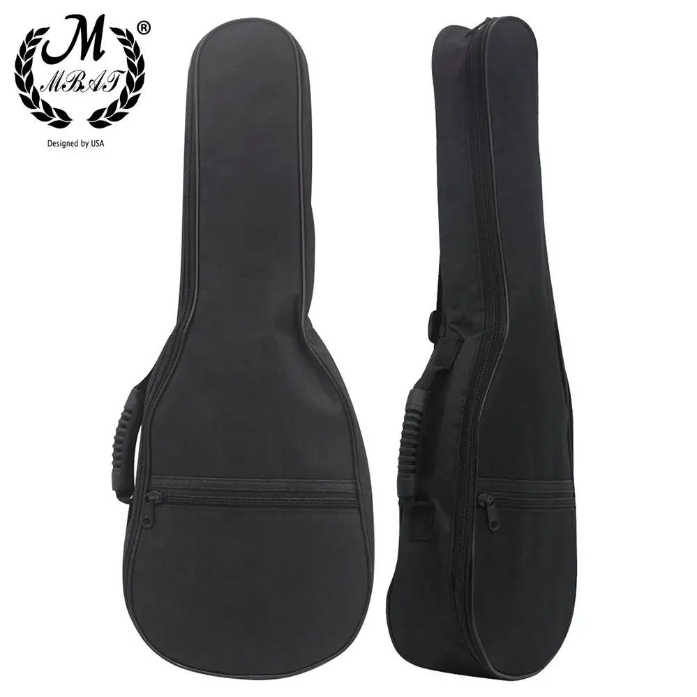 M MBAT 21/23 Inch Ukulele Bag Padded Waterproof Pockets Hawaii Four String Guitar Case Thickened Storage Oxford Cloth Backpack