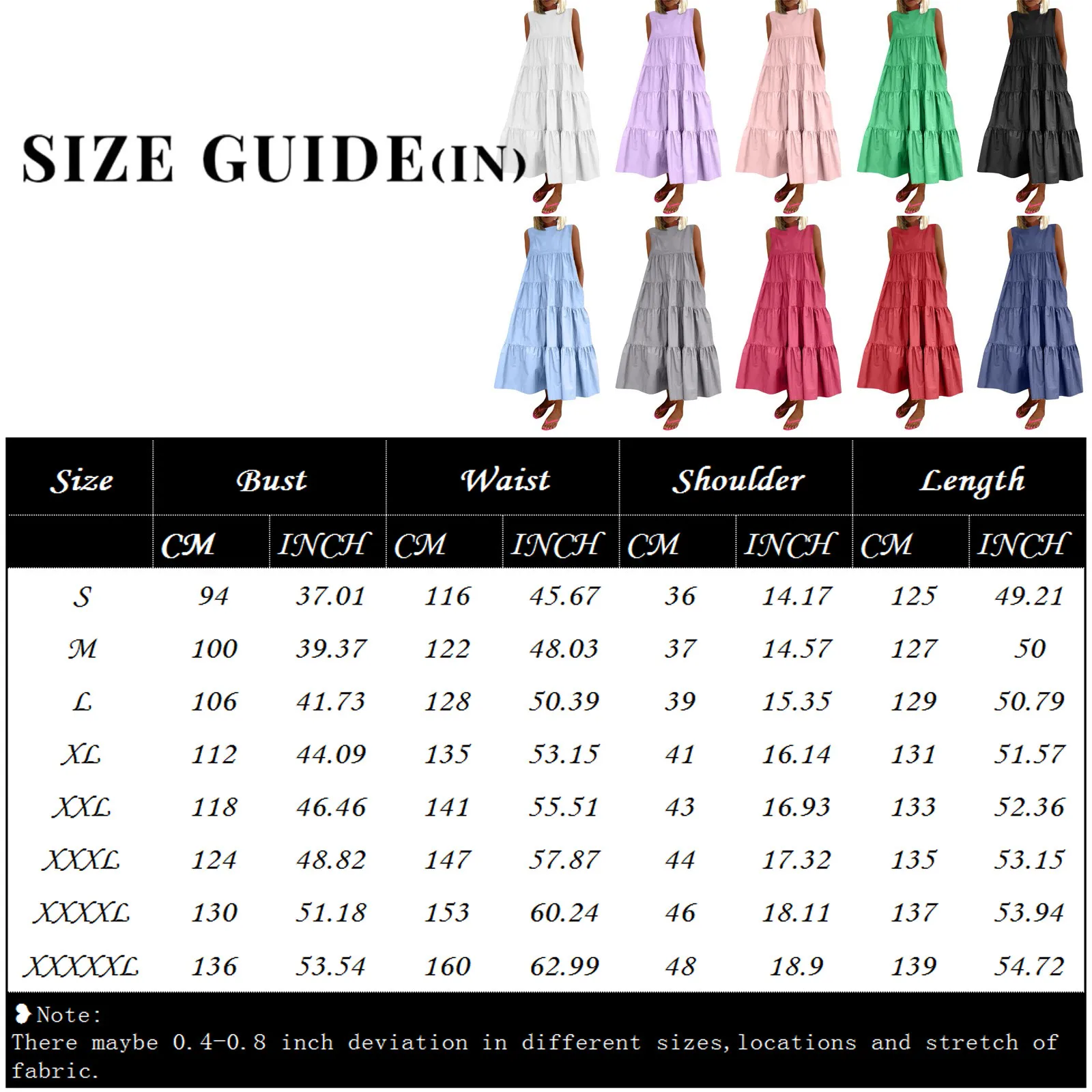 فستان نسائي فضفاض بدون جيب بدون أكمام ، فساتين برقبة مستديرة ، أحادي اللون ، كاجوال ، منتجع شاطئ البحر ، تاريخ ، صيف ، موضة جديدة